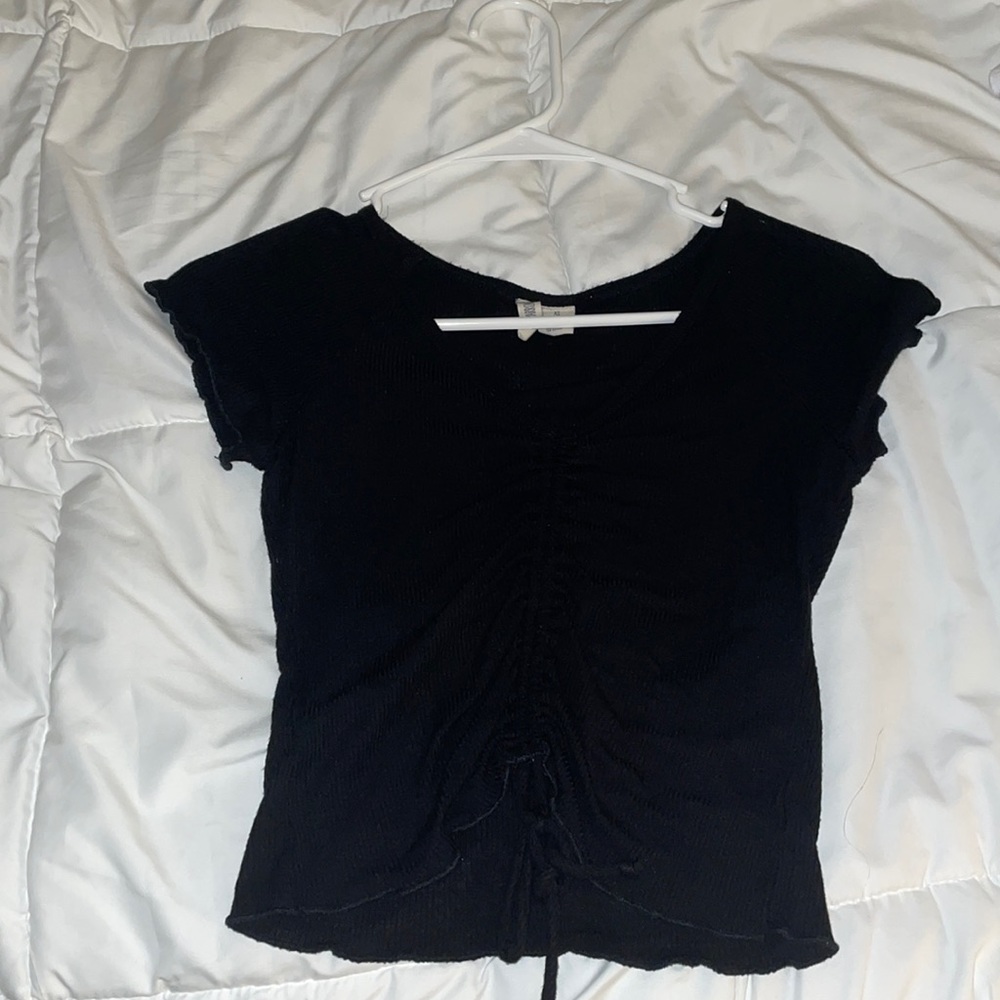 Black crop top from Tilly’s